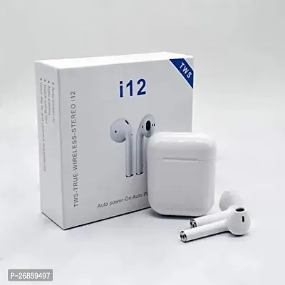 Terrific In-ear White Bluetooth Wireless Headphones-thumb0