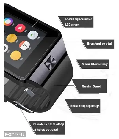 Mirza DZ09 Smart Watch  Selfie Stick For Micromax Canvas Fire 4GDZ09 Smart Watch With 4G Sim Card Memory Card Selfie Stick-thumb2