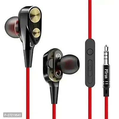 Mobigenie 4D Deep Bass Stereo Earphone Wired Headset For All Smartphones Tablets Laptops-thumb0
