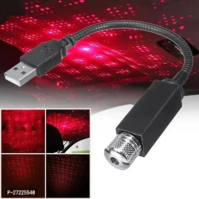 USB Car Interior Star Projector Night Light - Atmospheres (Red, Black)-thumb0