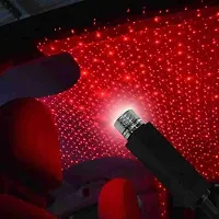 USB Car Interior Star Projector Night Light - Atmospheres (Red, Black)-thumb1