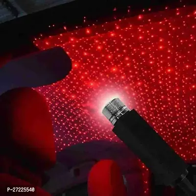 USB Car Interior Star Projector Night Light - Atmospheres (Red, Black)-thumb2