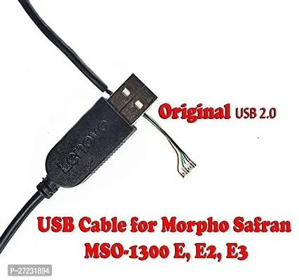 NetCost Morpho cable 1.5 m Micro USB Cable Compatible with morpho mso 1300 e1, e2, e3, Black-thumb3