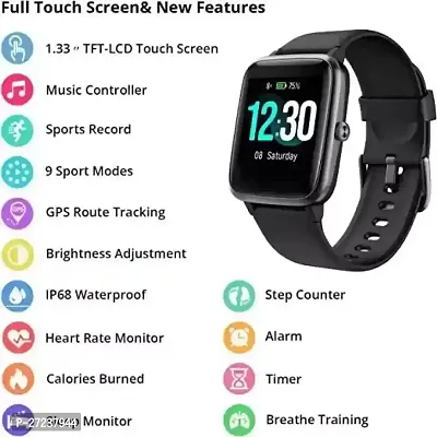 ID 116 New SMART WATCH 2023 latest version  Full Touch Screen Bluetooth Smartwatch with Body Temperature, Heart Rate  Oxygen Monitor Compatible with All 3G/4G/5G Android  iOS--thumb2