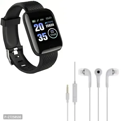 Buy Id116 Sedentary Reminder Smartwatch Smartwatch Yr In ear Earphone With 3.5 Mm Jack And Mic For All Smartphones Online In India At Discounted Prices