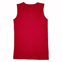 CHECKERSBAY Boys Printed Cotton Jersey Sleeveless T Shirt (13-14 Years, RED)-thumb1