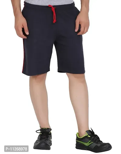 CHECKERSBAY Boys Cotton Shorts(BS00-NA Navy) (15-16 Years)