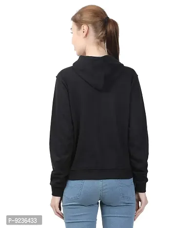 checkersbay Hooded Solid Women Sweatshirt (LSW-AA)-thumb3