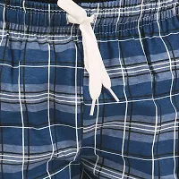 CHECKERSBAY Boys Cotton Printed Shorts(BS-PR-00) (Dark Blue Checked, 15-16 Years)-thumb3