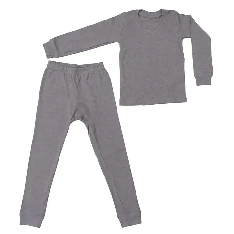 checkersbay Insider Kids Thermal/Winter Wear/Warmer for Girls and Boys, 1 Upper and 1 Lower