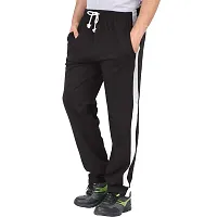 CHECKERSBAY Men's Cotton Track Pant (TP-BB) (Black, XX-Large)-thumb1