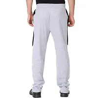 CHECKERSBAY Men's Cotton Track Pant (TP-BB) (Grey Melange, Large)-thumb2