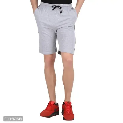 CHECKERSBAY Boy's Relaxed Shorts (BS00-GR 11-12 Years_Grey_11 Years-12 Years)