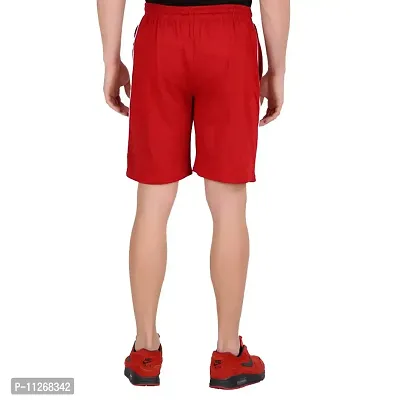 CHECKERSBAY Girls Sports Shorts (GS-00_Red_5-6 Years)-thumb2