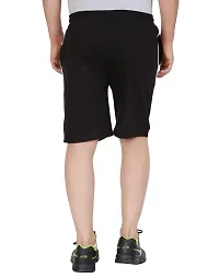 CHECKERSBAY Men's Cotton Shorts(S CC) (Black, Medium)-thumb2
