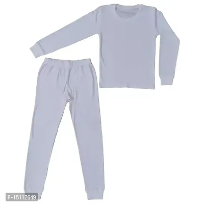 checkersbay Insider Kids Thermal/Winter Wear/Warmer for Girls and Boys, 1 Upper and 1 Lower