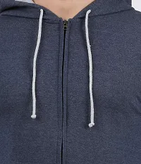checkersbay Hooded Solid Men Sweatshirt (MSW-00)-thumb3