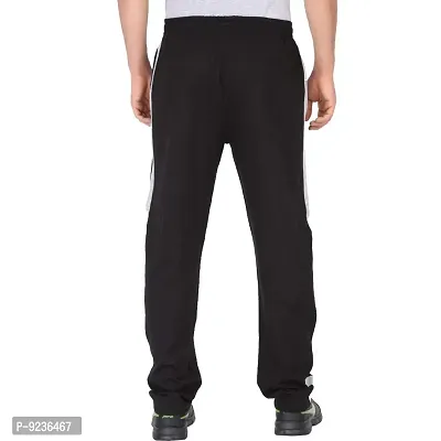 CHECKERSBAY Men's Cotton Track Pant (TP-BB) (Black, X-Large)-thumb3