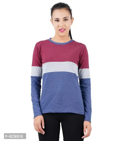 CHECKERSBAY Womens Cotton Multicoloured T-Shirt(LTDD)