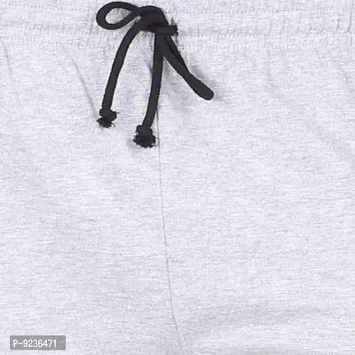 CHECKERSBAY Men's Cotton Track Pant (TP-BB) (Grey Melange, Large)-thumb4