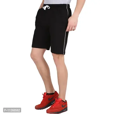 CHECKERSBAY Girls Sports Shorts (GS-00_Black_5-6 Years)