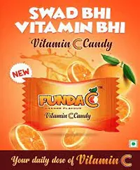 Funda C - Orange Flavour Vitamin C Candy 200 Pcs-thumb2