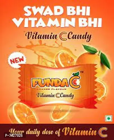 Funda C - Orange Flavour Vitamin C Candy 200 Pcs-thumb3