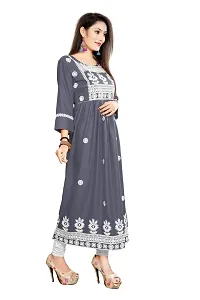 Nice Look Jinu Fashion Kurti (Large, Grey)-thumb3