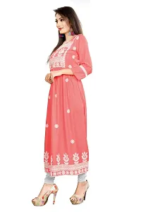 Nice Look Jinu Fashion Kurti (Large, Peach)-thumb3