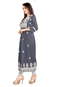 Nice Look Jinu Fashion Kurti (Large, Grey)-thumb1