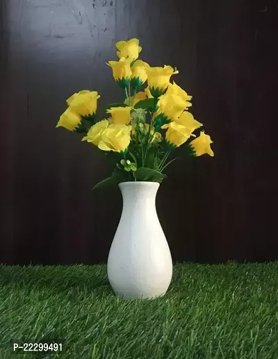 Artificial Flowers for Home Decoration Flower Bunch for Vase Office Decor Without VASE-thumb0