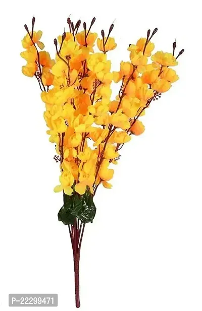 Artificial Flowers for Home Decoration Flower Bunch for Vase Office Decor Without VASE-thumb0