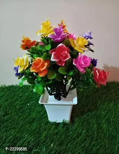 Artificial Flowers for Home Decoration Flower Bunch for Vase Office Decor Without VASE