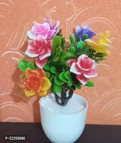 Artificial Flowers for Home Decoration Flower Bunch for Vase Office Decor Without VASE