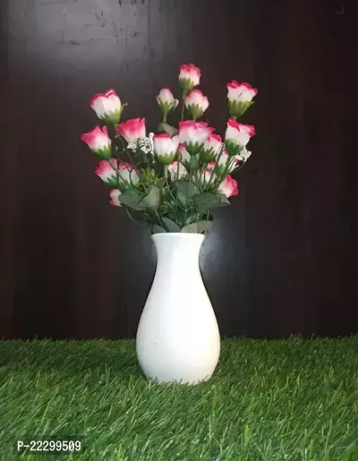 Artificial Flowers for Home Decoration Flower Bunch for Vase Office Decor Without VASE-thumb0