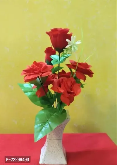 Artificial Flowers for Home Decoration Flower Bunch for Vase Office Decor Without VASE