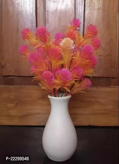 Artificial Flowers for Home Decoration Flower Bunch for Vase Office Decor Without VASE-thumb0