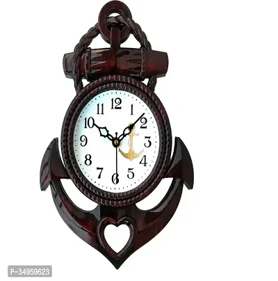 Designer Red Plastic Analog Wall Clock