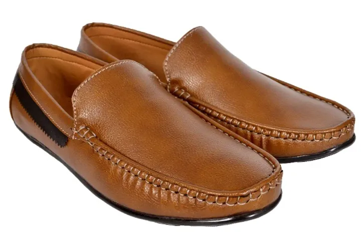 Men's Casual Loafers | Synthetic Leather Shoes for Men