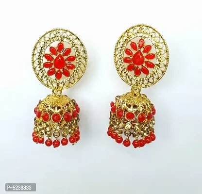 Latest Beautiful Alloy Earrings for Girls and Women-thumb0