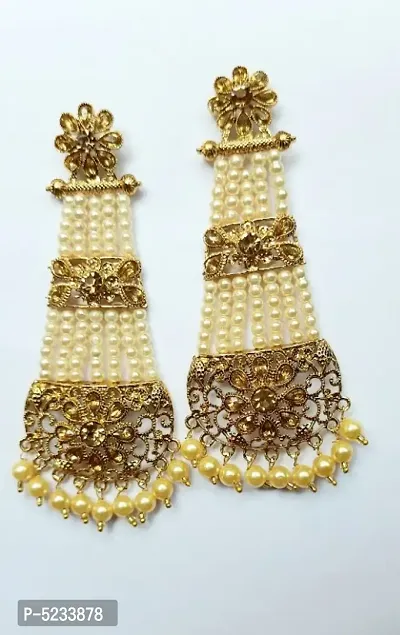 Latest Beautiful Alloy Earrings for Girls and Women-thumb0