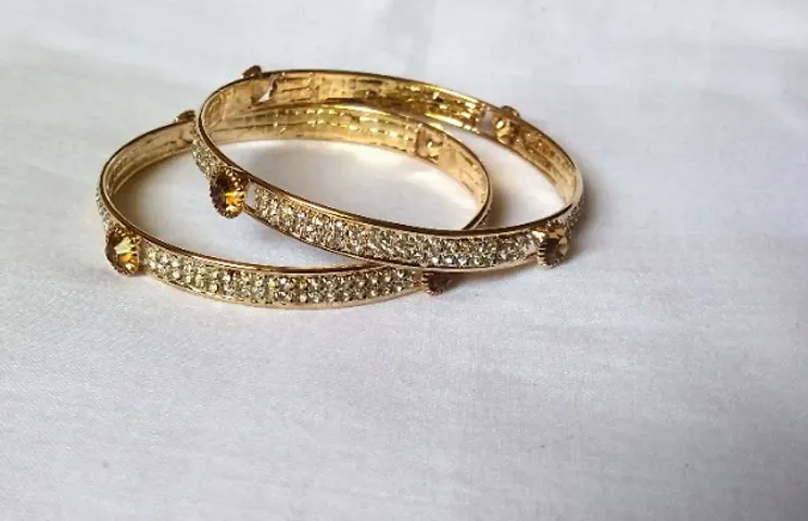 Beautiful Alloy Gold Plated Bangles