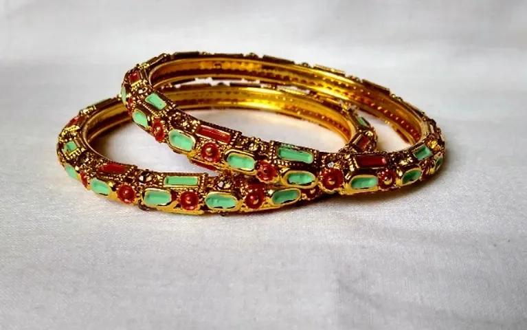 Latest Alloy Gold Plated Bangles