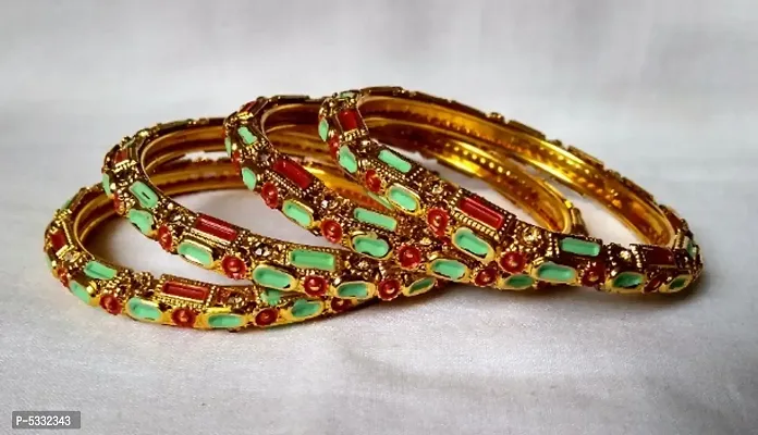 Latest Beautiful Alloy Gold Plated Bangles