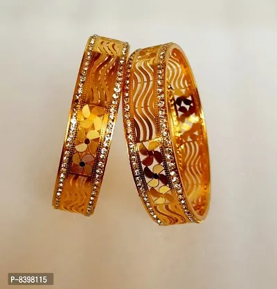 Beautiful Alloy Gold Plated Bangles.