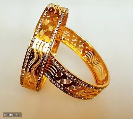 Beautiful Alloy Gold Plated Bangles.-thumb2