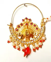 Trendy Designer Gold Plated Rajputi Nath.-thumb1