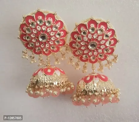 Trendy Designer Gold Plated Earings-thumb0