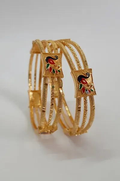 Trendy Beautiful Plated Bangles.