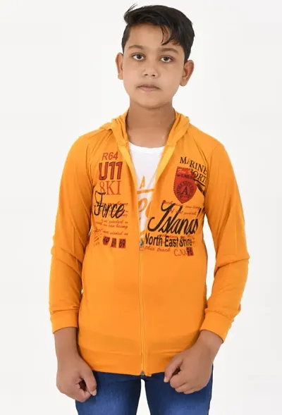 Boy's Inner Jacket Type T-shirt